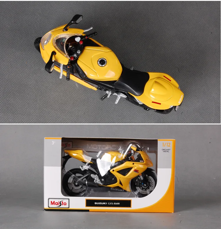 Maisto 1:12 Suzuki GSX1300R моделирование сплав мотокросса серии авторизованный игрушечный мотоцикл автомобиль Коллекционирование подарки