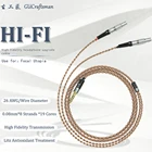 Медный 8-жильный Hi-Fi кабель GUCraftsman 6N OCC для фокусной утопии 4Pin XLR 2,5 мм4,4 мм