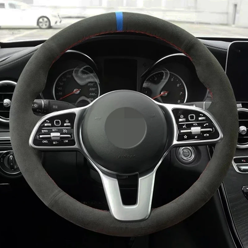 Мужская прошитая вручную обувь черного цвета из натуральной кожи и замши Чехлы