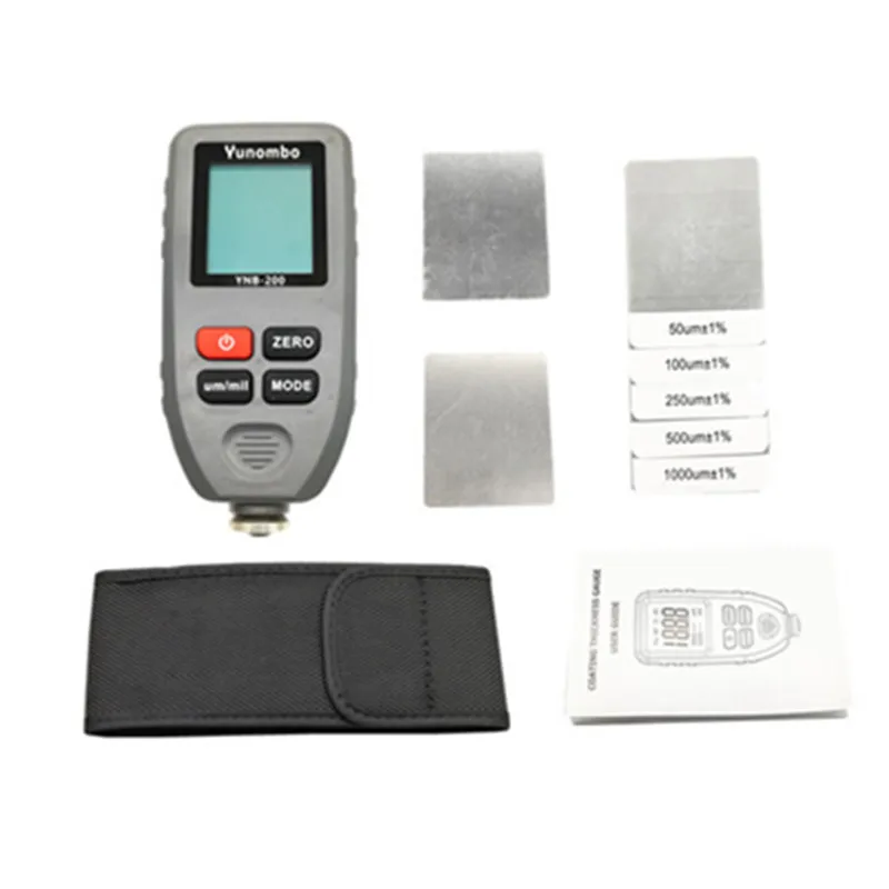 Yunombo цифровой измеритель толщины краски для автомобилей прибор измерения с
