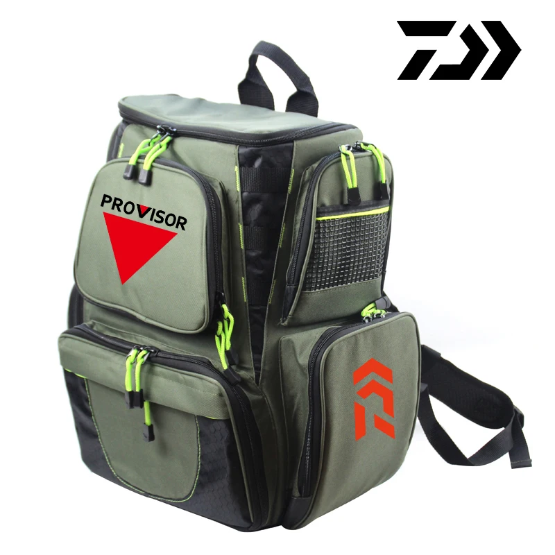 Koop Daiwa Vissen Tas Grote Capaciteit 25L Multifunctionele Rugzak 45*41*26 Cm Outdoor Sport Wandelen Waterdichte Visgerei Tas F95