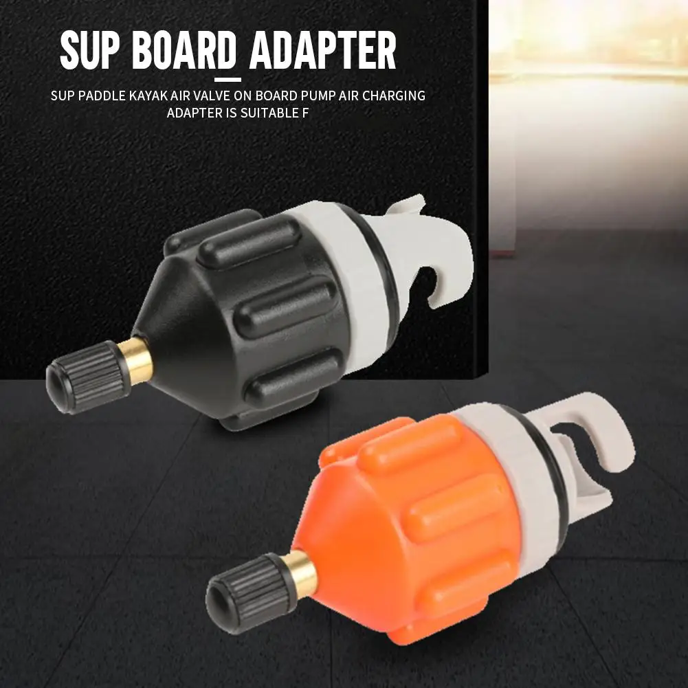 

Durable Air Valve Adaptor Wear-resistant Rowing Boat Air Valve Adaptor Nylon Kayak Inflatable Pump Adapter for SUP Board