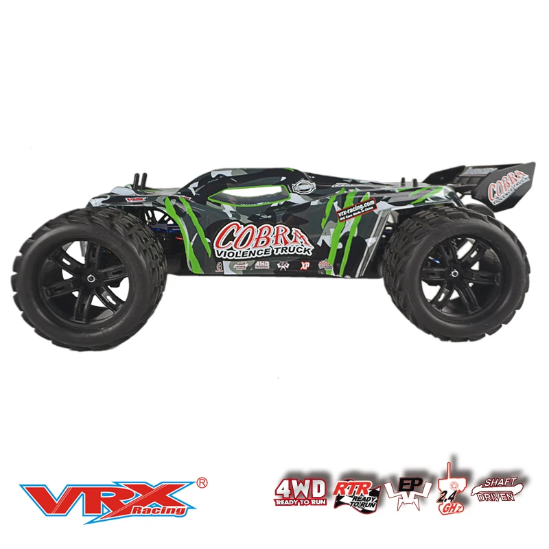 Электрический бесщеточный Радиоуправляемый грузовик VRX Racing RH818 Cobra 1/8 RTR W/60A ESC/3660