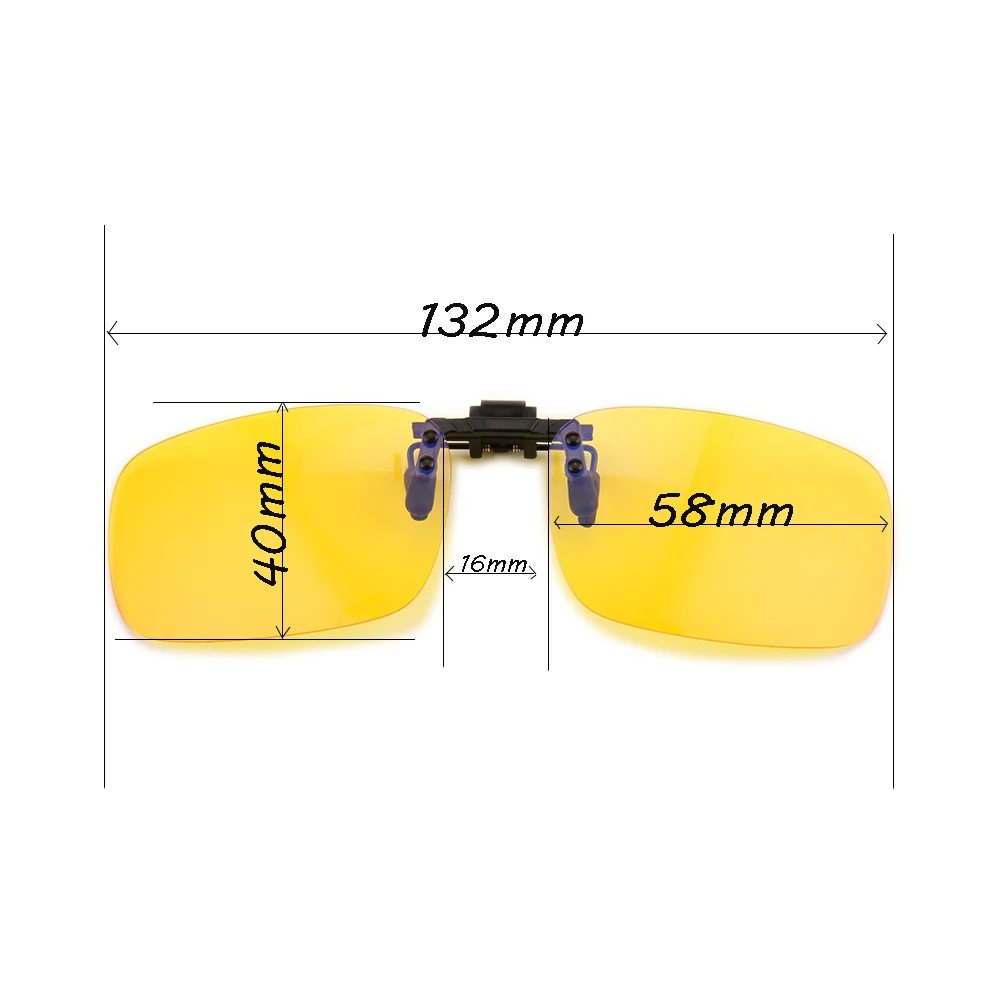 Клипсы для очков Gudzws с защитой от ультрафиолетосветильник излучения