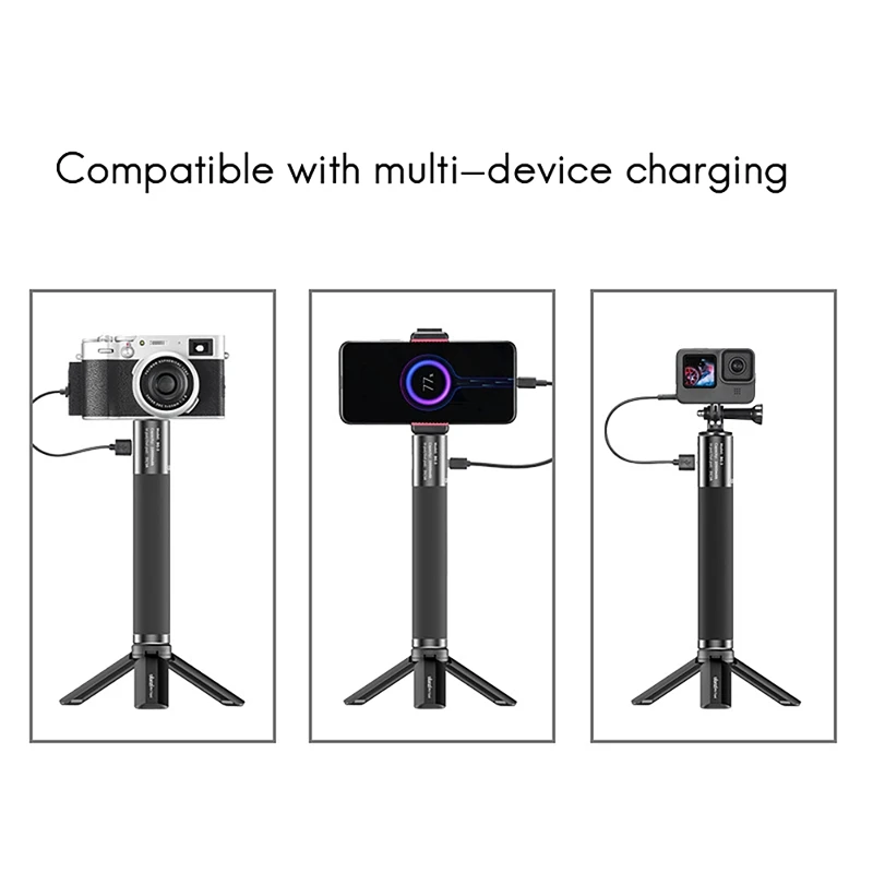 

Ulanzi BG-3 Multifunctional Portable 10000MAh Mobile Charging Handle for Charging Cameras Mobile Phones