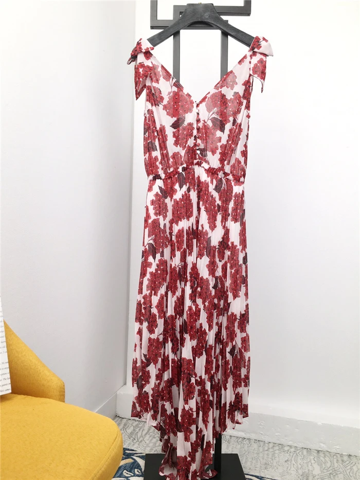 Женское длинное платье с великолепным принтом Осень-зима 2019 | Женская одежда