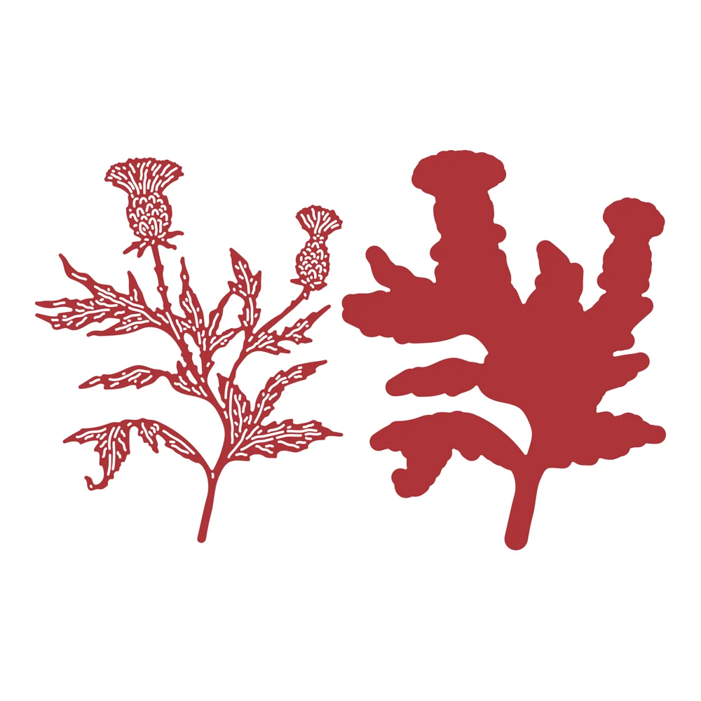 

New Resilient Beauty Branches Metal Cutting Dies Craft Embossing Templates For Scrapbook Paper Diary Photo Album Decoration 2021
