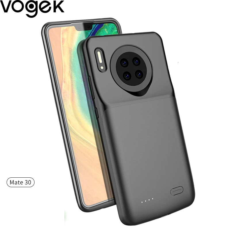 

Чехол для зарядки аккумулятора Huawei Mate 30, 5200 мАч, Внешняя резервная батарея, силиконовая Противоударная задняя Зажимная Крышка для зарядки а...