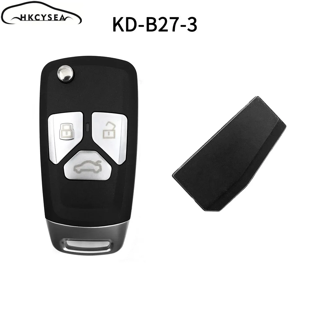 Дистанционный ключ KEYDIY B27-3 серии B 3 кнопки для KD900 URG200 Mini KD и HC Chip (4D 46 4C G) KD-X2 H618PRO Tango