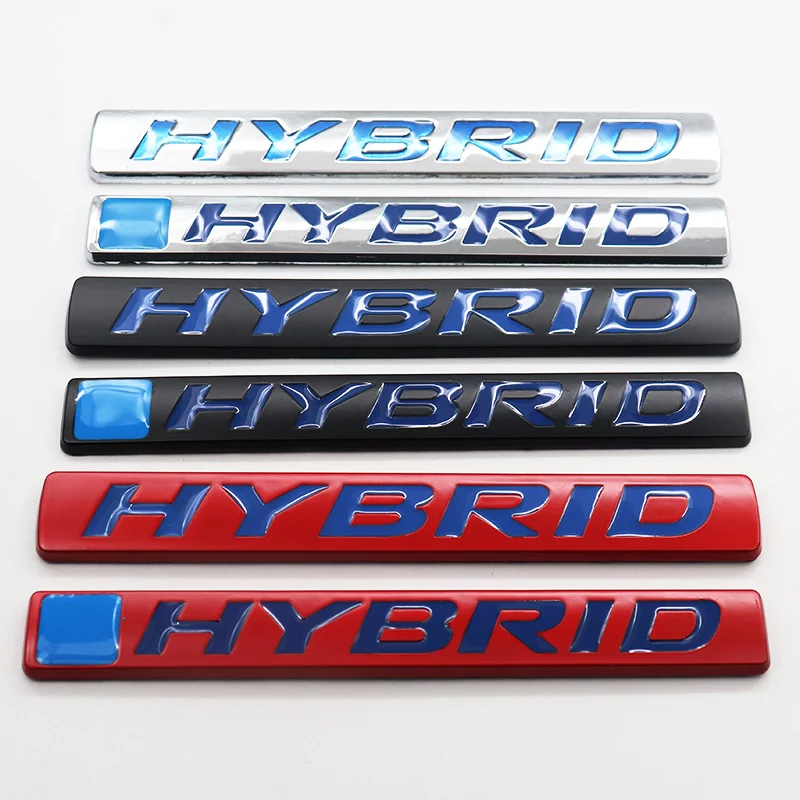 1 шт. 3D Новый Гибридный Металлический Автомобильный логотип боковой значок