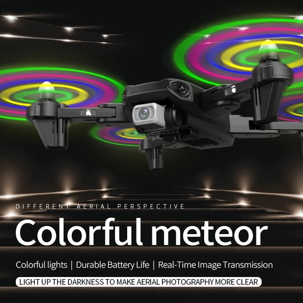Новый 1809 светодиодный Дрон с 4K HD двойной камерой WIFI FPV технология анти помех