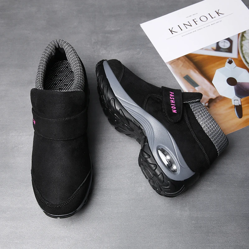 Height Increasing Sneakers Women Air Cushion Sport Shoes Women Running Shoes Anti-slip Platform Shoes Gym Shoes Jogging