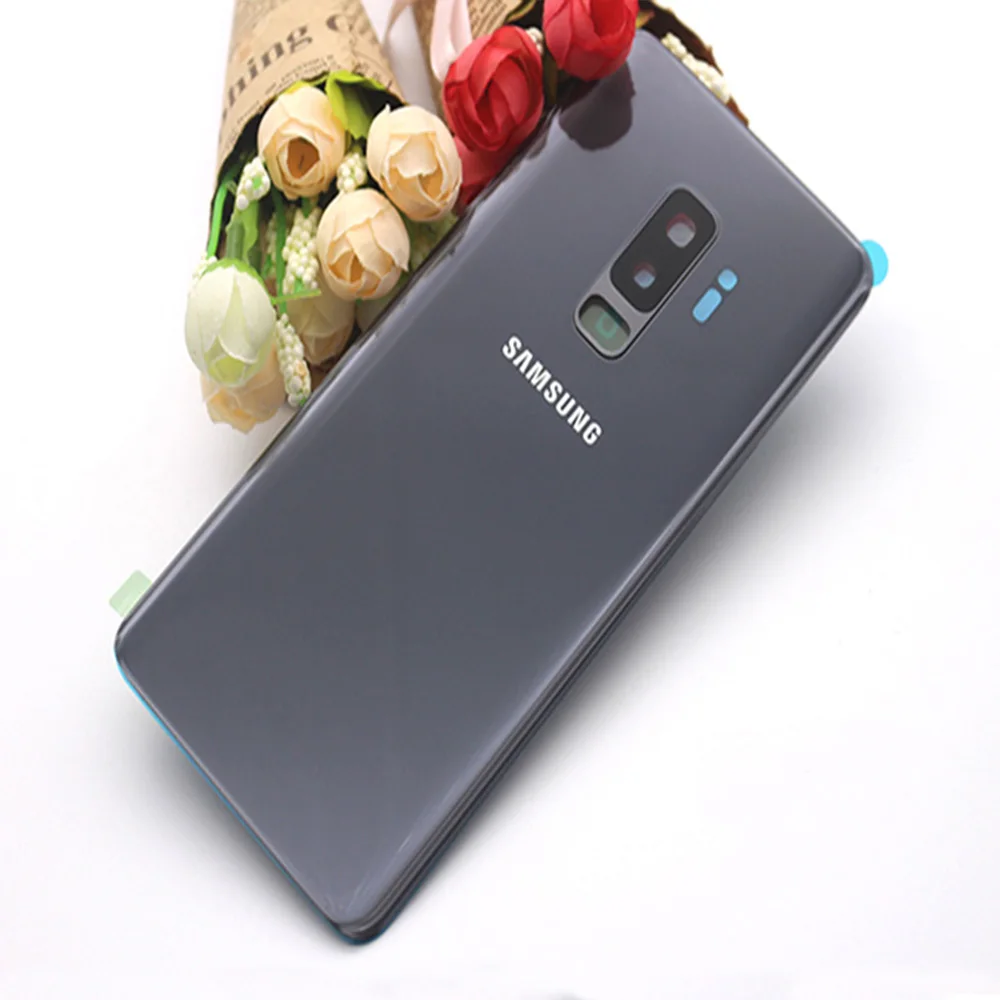 Чехол для задней батареи samsung Galaxy S9 Plus s9 + G965 SM-G965F G965FD G960 SM-G960F G960FD задний стеклянный