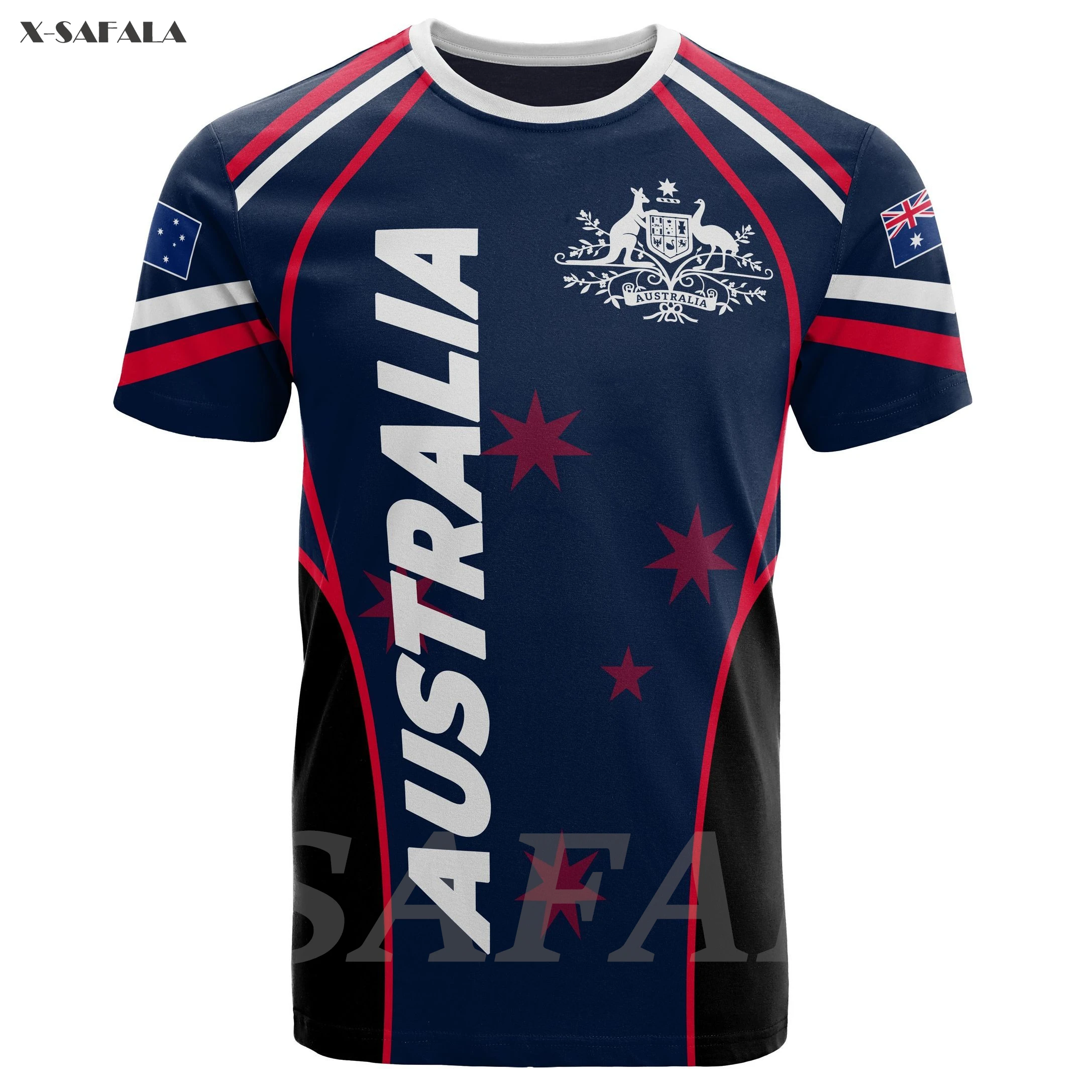 Нидерланды Австрия Бельгия Kernow 3D высокое качество футболка 1 Печать Круглый