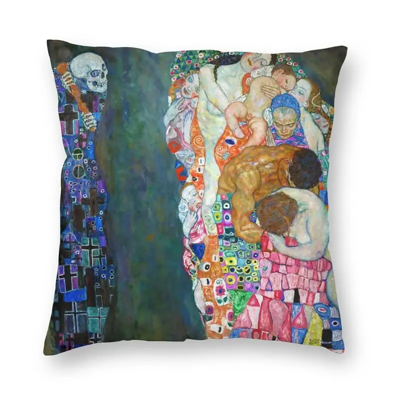 

Декоративный чехол для подушки Gustav Klimt, 40x40 см
