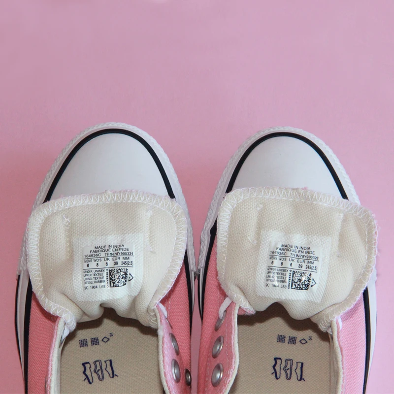 Кеды CONVERSE Chuck Taylor All Star новой коллекции 2020 года для мужчин и женщин, низкого кроя в розовом стиле для скейтбординга, артикул 164936C.