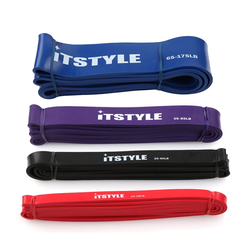 ITSTYLE 208 см резиновые тянущиеся ленты для фитнеса 4 уровня усиленные расширители