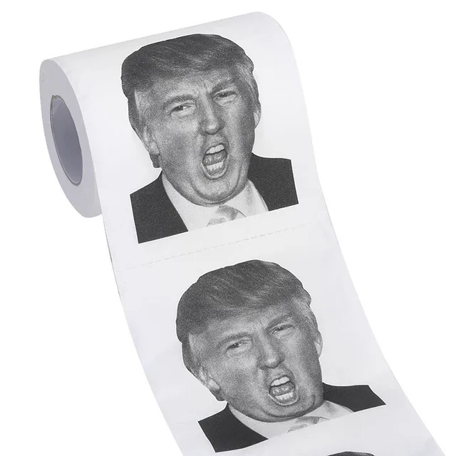 Open mouth Дональд Трамп набор туалетных принадлежностей держатели для туалетной щетки с Трамп бумага подарок шалость шутка ванная комната чистящие аксессуары пластик - Color: Open mouth