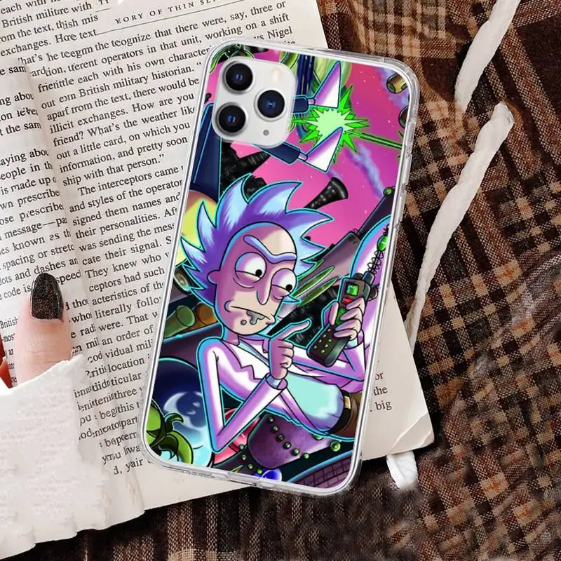

Ricks Cute Mortys Phone Case for iphone 6s 7 8plus xr xs max 11 12 pro max mini funds clear