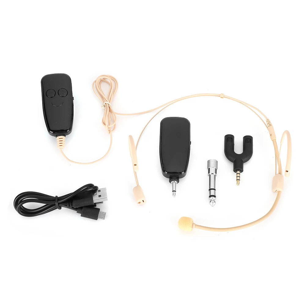 

Wireless Microphone Computer Mobile Phone Short Video Recording Longâ€‘Range Radio Skin Color Ear Hanging Wireless Microphone