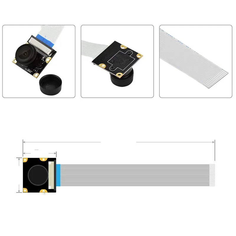 Рыбий глаз широкоугольный модуль камеры для Raspberry Pi 3 B день/ночное видение веб