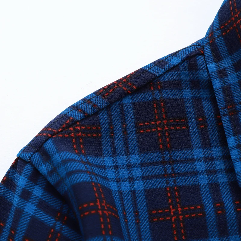 Рубашка мужская с длинным рукавом х/б в клетку | Мужская одежда