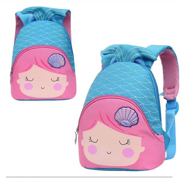 Детская сумка с русалочкой плюшевый рюкзак для девочек детских игрушек школьный