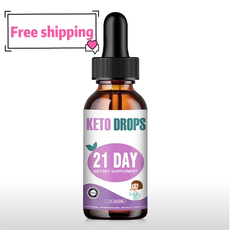 

Bbeeaauu 30ML Keto Slimming Drops Effective Weight Loss Increase Energy Help Sleep Fat Burning Dietary Supplement Product