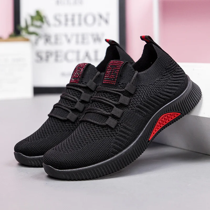 

Women's sports shoes 2021 spring and summer socks shoes breathable mesh running shoes women's leisure shoes women's shoes