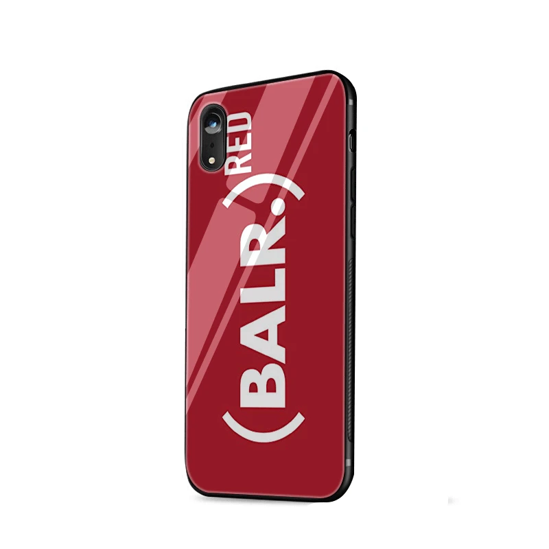 Стеклянный чехол для телефона для iPhone 6 6s 7 8 Plus X XR XS Max 5 S 5 SE Cover BALR