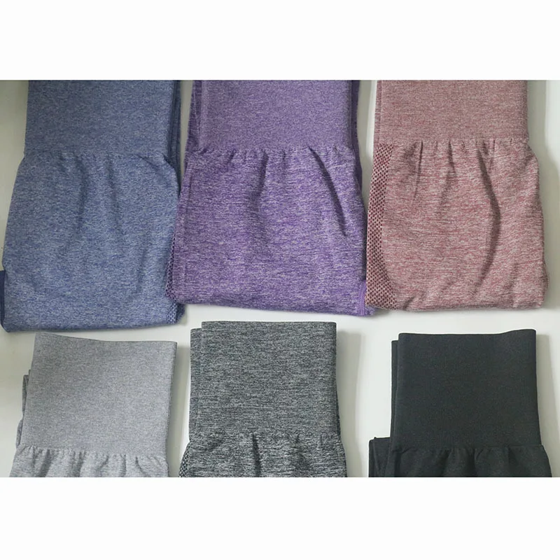 Женский бесшовный спортивный топ с длинными рукавами комплект для йоги фитнеса