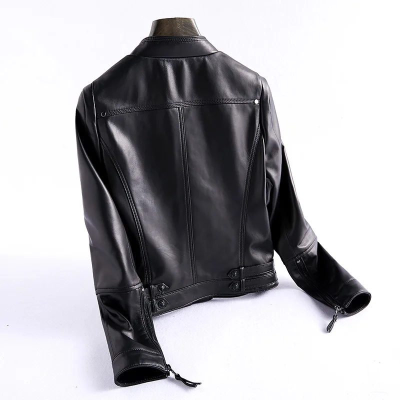 Куртка женская из натуральной овечьей кожи жакет в Корейском стиле