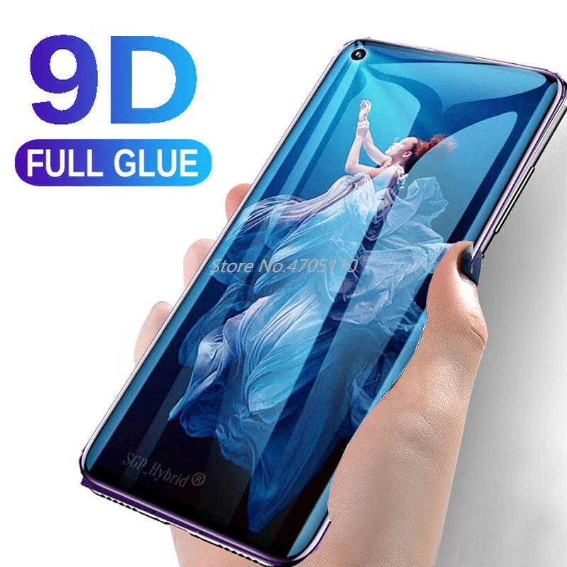 Защитное стекло закаленное 9D для Huawei P30 Lite P20 Pro Honor 10 20 10i 8A 8S | Мобильные телефоны и