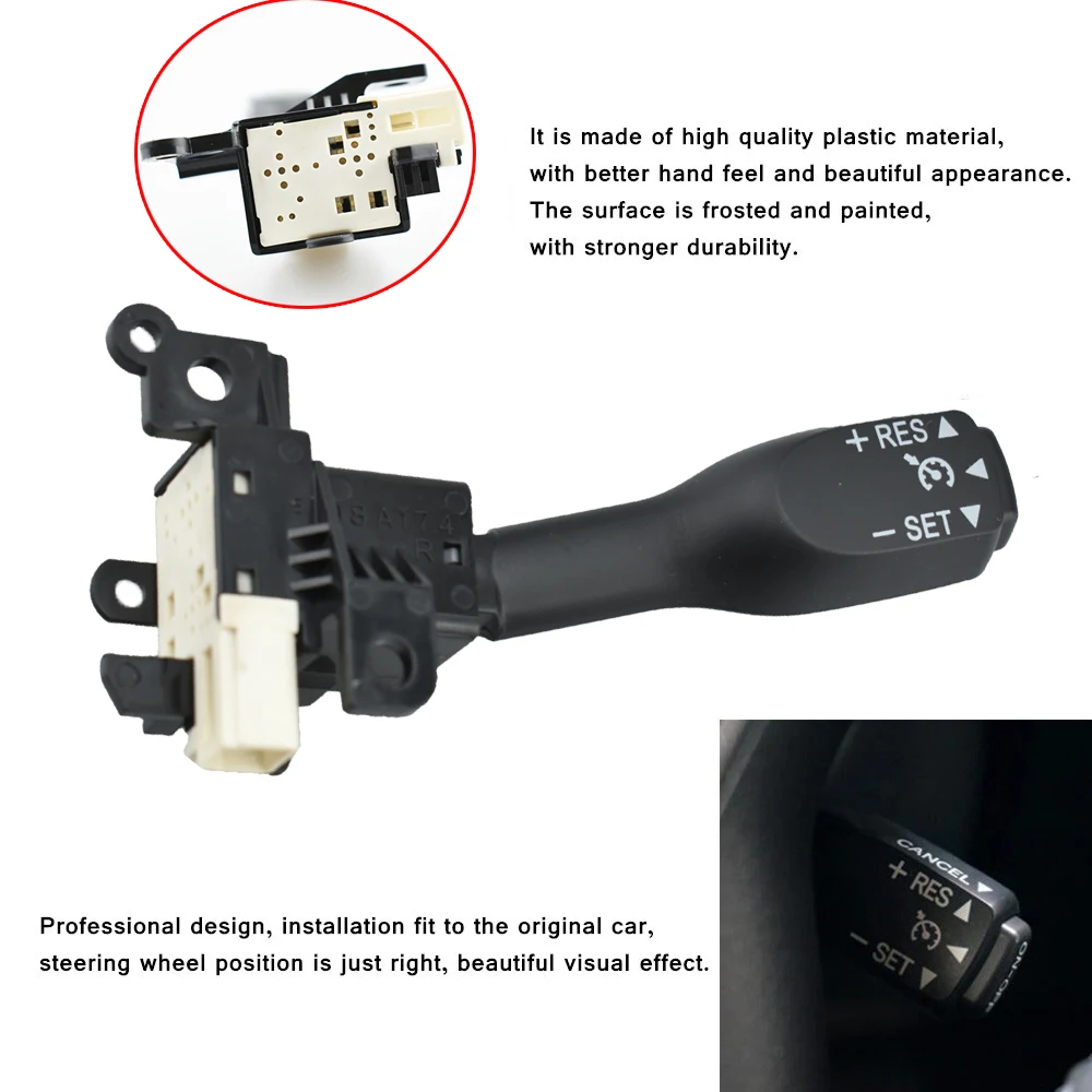 Фото Новый переключатель круиз-контроля 84632-34011 для Toyota Corolla 2014, RAV4 2013-2019, накладка на руль 45186-02310-C0, 45186-0R030-C0 №4