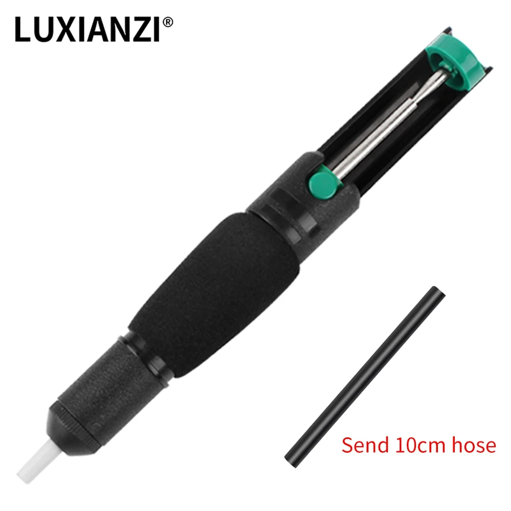 

Насос для удаления припоя LUXIANZI с двумя кольцами, мощный пластиковый вакуумный припой с присоской