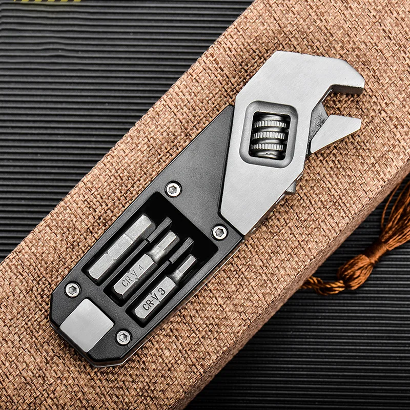 

Mini multi-function knife forceps screwdriver outdoor wilderness survival emergency wrench tool combination suit