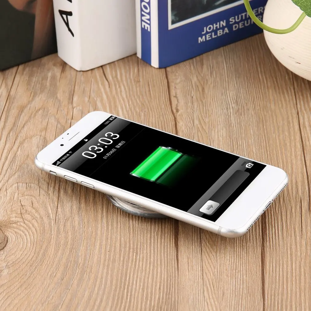 1000mal QI Wireless Charger Charging Pad Mobile Phone Adapter Dock Station Wirless Charge Cell For Android Cellphone | Мобильные
