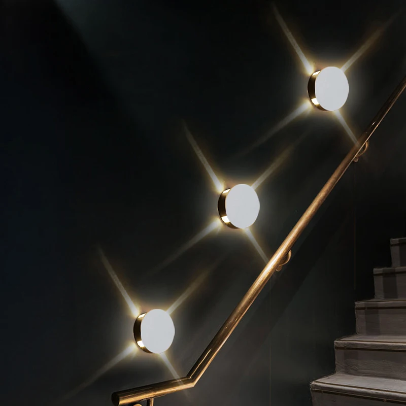 Светодиодный настенный светильник 6 Вт 12 точечный современный домашний