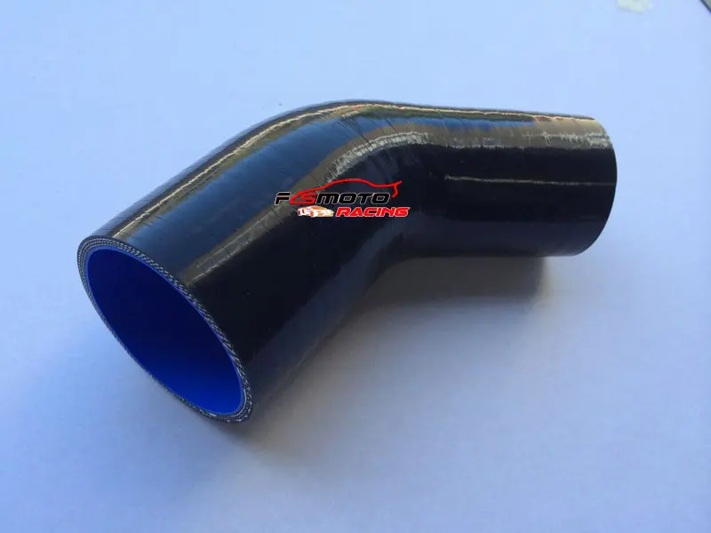 Фото Elbow Reducer Hose Intercooler Pipe ID 64mm-76mm 2.5''-3''inch 45 Degree №1