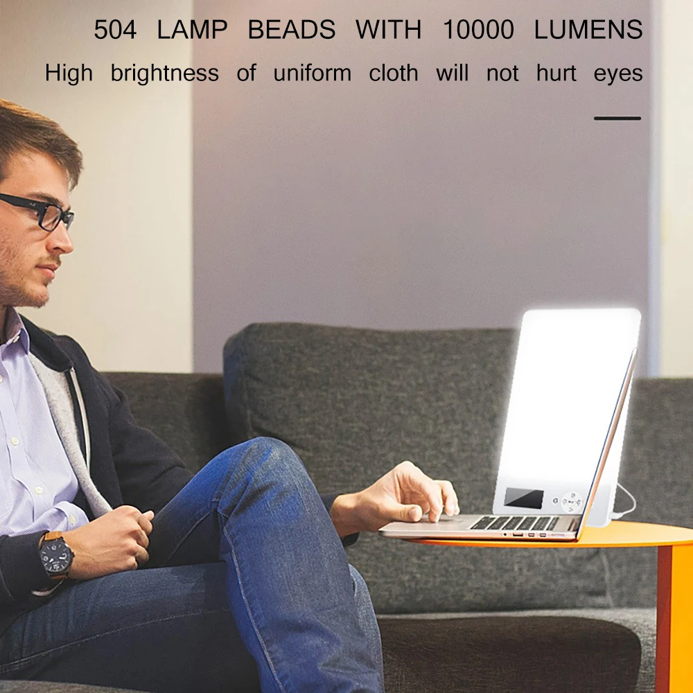 Портативная лампа с естественным солнечным светом для эмоциональной