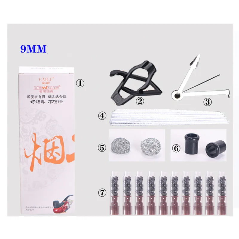 В виде курительной трубки 9 мм Фильтры трубы сетка для горения инструменты чистки