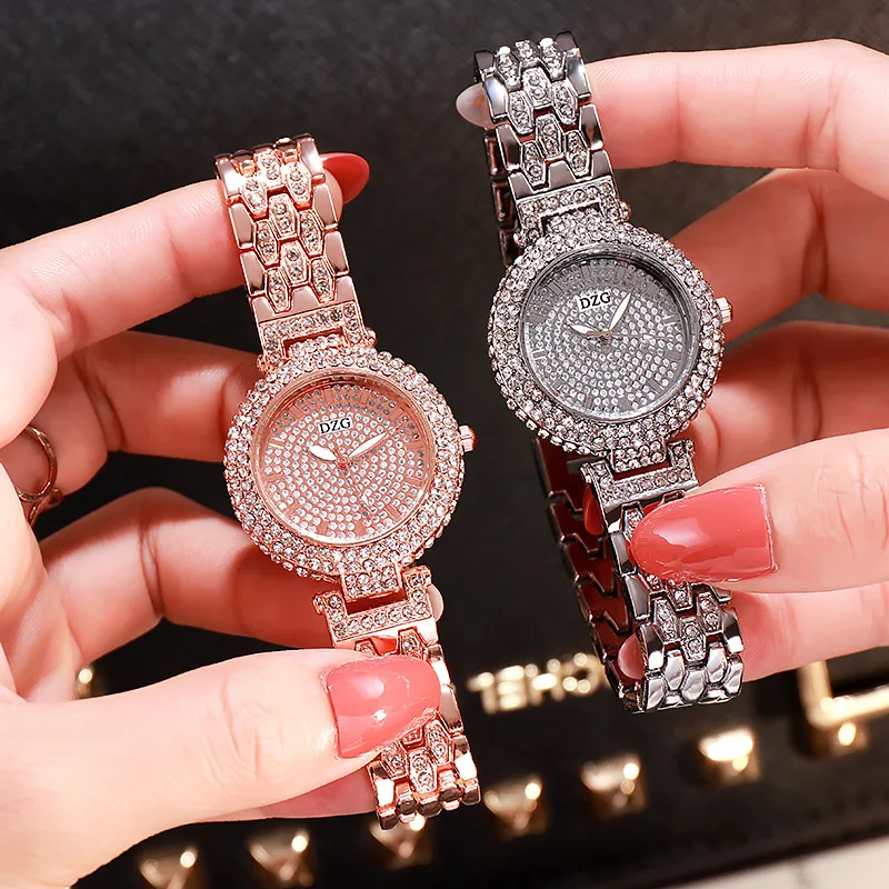 

Fashion Women Watch with Diamond Watch Ladies Top Luxury Brand Ladies Casual Women's Bracelet Crystal Watches Relogio Feminino