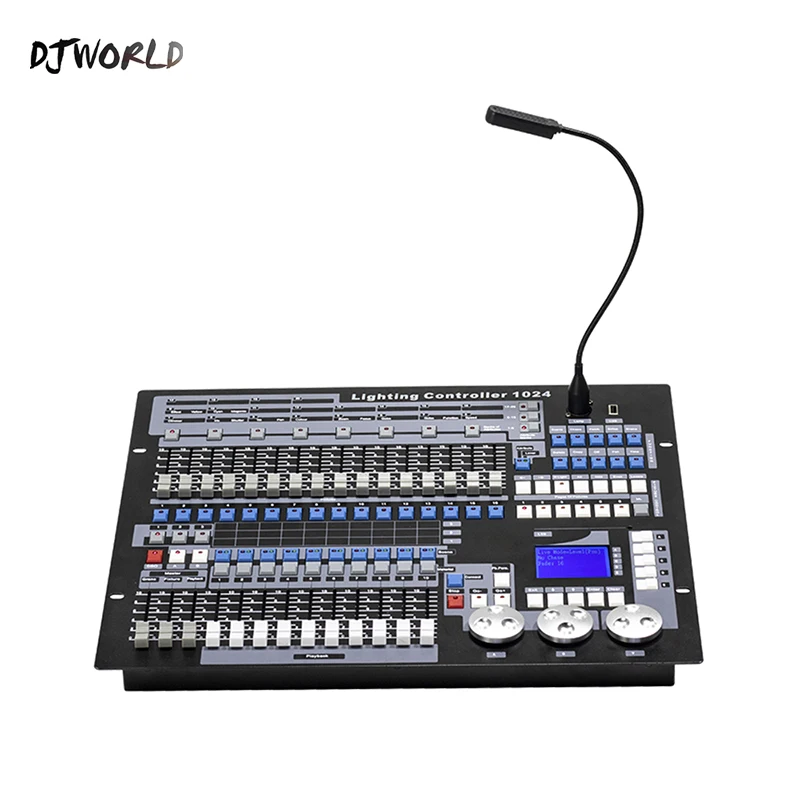 DJworld DMX консоль 1024 контроллер для сценического освещения DMX 512 DJ контроллер оборудования международный стандарт