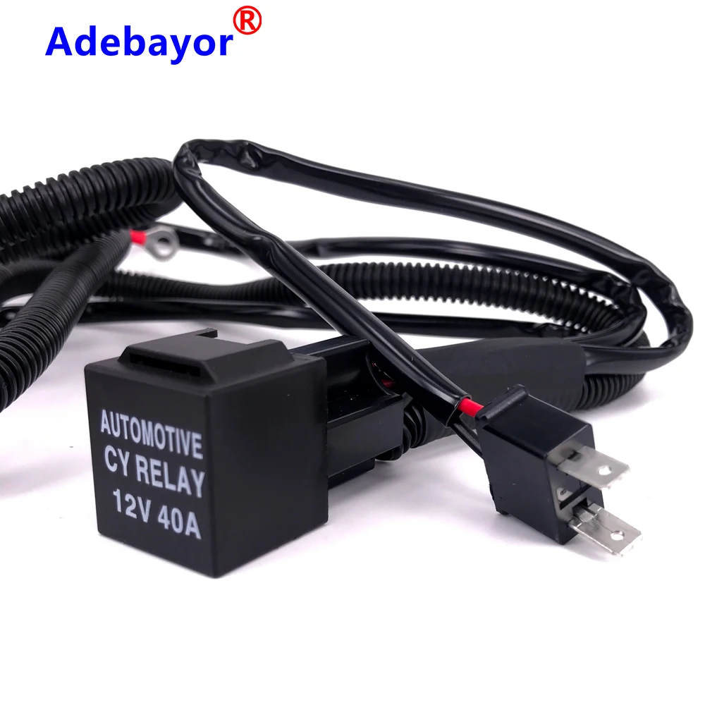 1X Большая акция H7 реле жгута проводов адаптер для проводки удлинитель HID