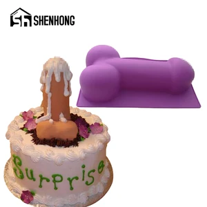 Форма для торта SHENHONG, силиконовая форма для украшения кондитерских изделий в форме пениса, кексов для мальчишника, кубиков льда и мыла, инструменты для выпечки