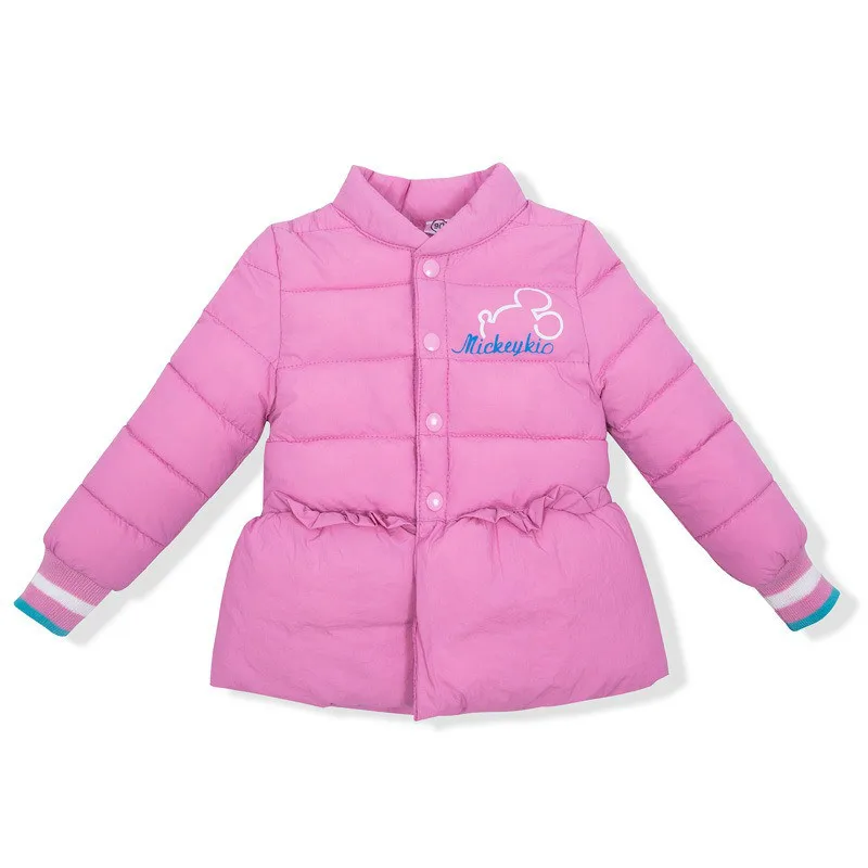 Осенне-зимнее детское пуховое пальто с хлопковой подкладкой тонкое хлопковое