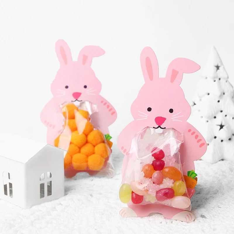 10 шт./лот милые животные медведь кролик коала сумка для конфет вечеринки в честь