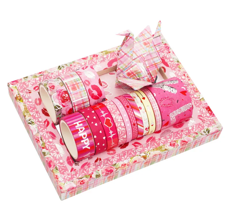 

Purple star gold foil Japanese laser washi tape set masking tapes for Scrapbooking DIY Stationary 2021new Valentines Gift