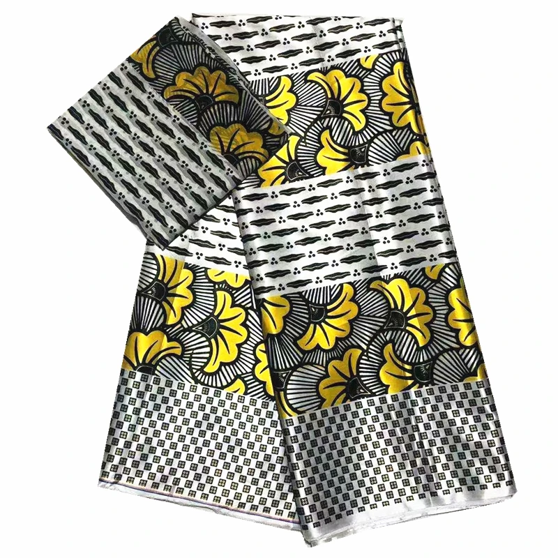 Высшее качество африканская шелковая ткань с принтом Кента Анкары принты