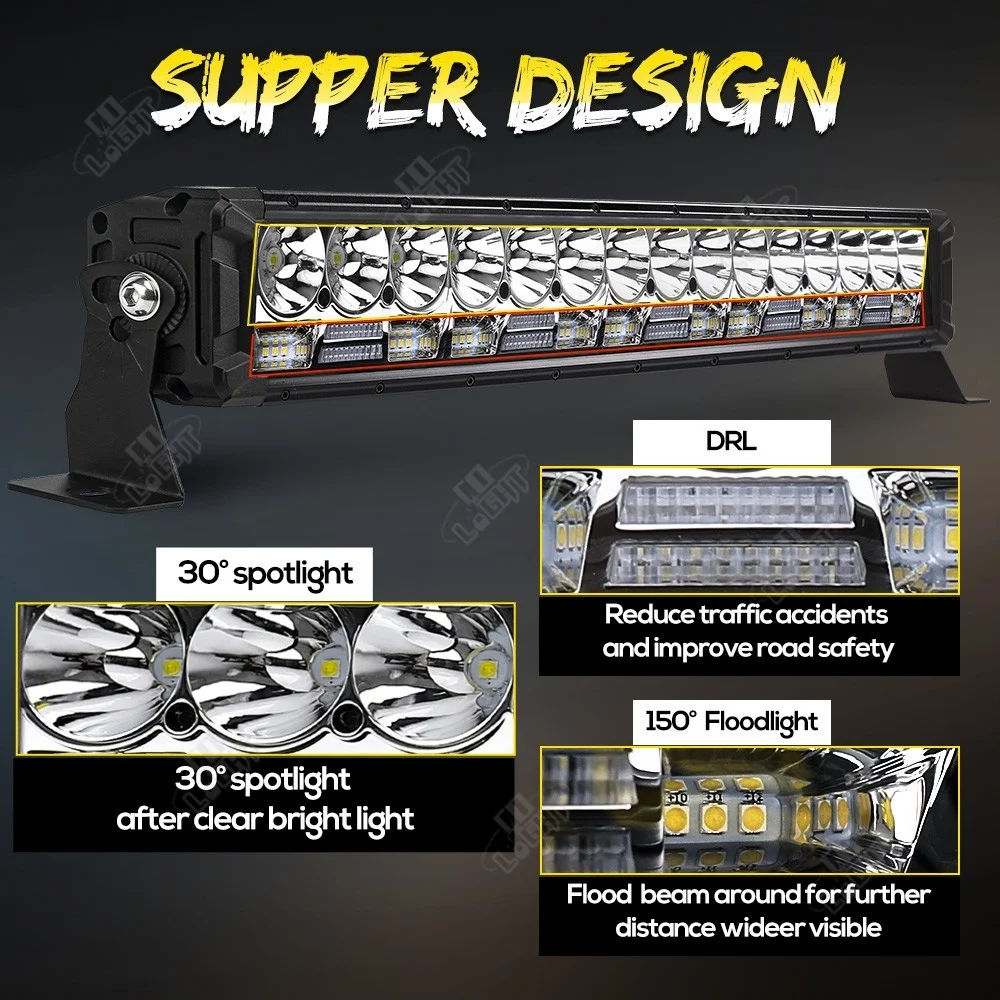 CO LIGHT 12D светодиодные панели комбо 32 "480 Вт DRL для 4x4 внедорожных 4WD ATV UAZ грузовиков